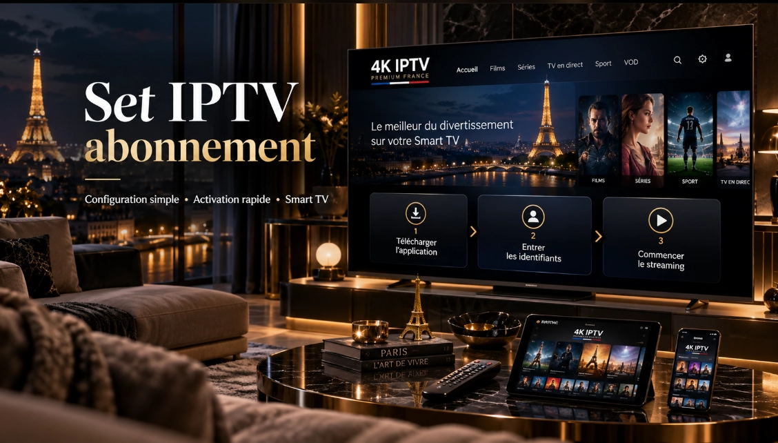 Utilisation de Set IPTV avec un abonnement sur Smart TV en France